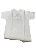 White Linen V-neck t-shirt bundle (12 pieces)