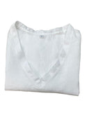 White Linen V-neck t-shirt bundle (12 pieces)