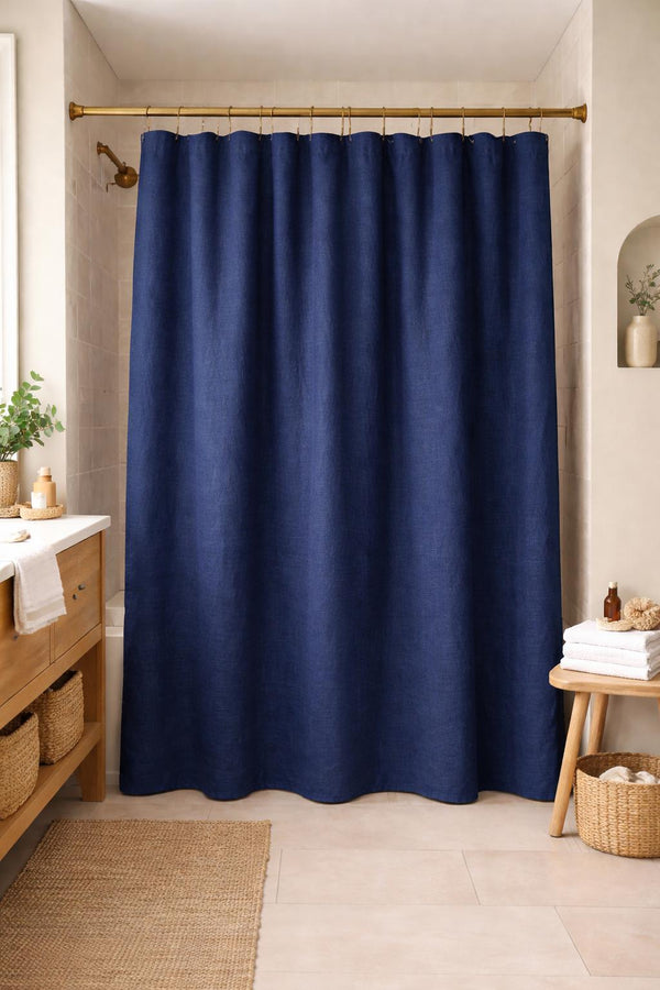Linen Shower Curtain