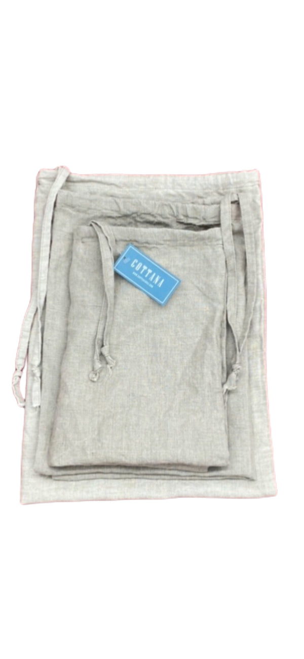 Linen Laundry Bag